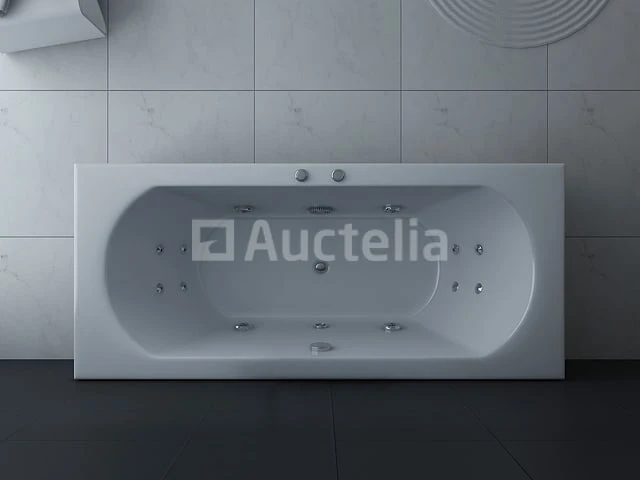1 à 2 persoons whirlpool massagebad wit - linkse opstelling 170x75cm - afbeelding 3 van  3