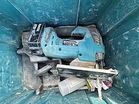 1 accu decoupeerzaag makita djv 182 + accu haakse slijper makita - afbeelding 3 van  4