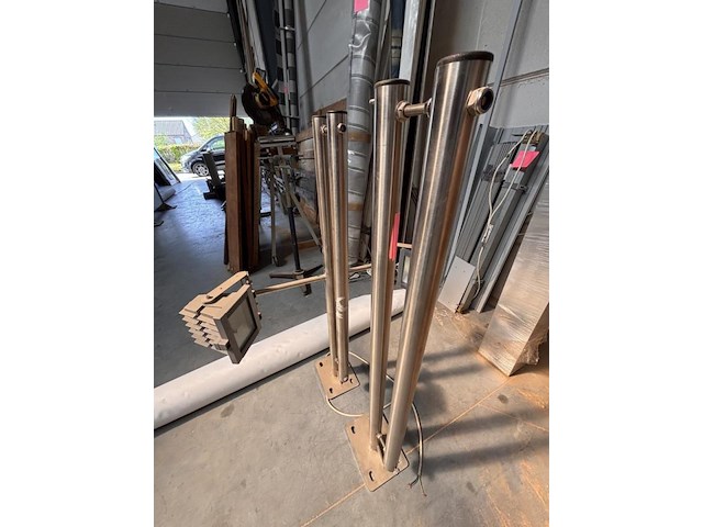 1 alu bannerhouder wo met verlichting + blanco bannerdoek - afbeelding 2 van  4