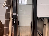 1 alu deur vv glazen paneel aliplast