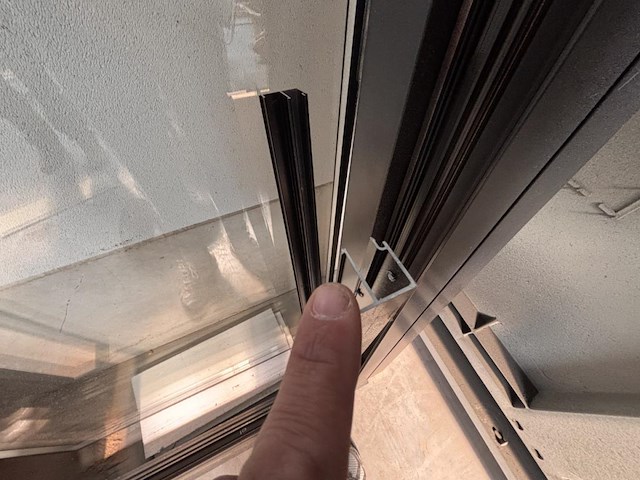 1 alu deur vv glazen paneel aliplast - afbeelding 3 van  5