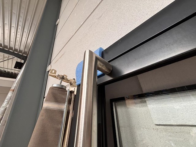 1 alu deur vv glazen paneel aliplast - afbeelding 5 van  5