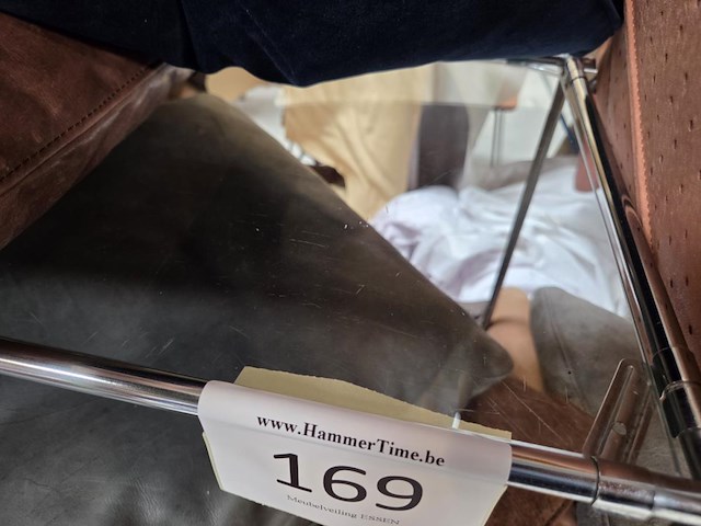 1 alu rek met glazen leggers - afbeelding 4 van  4