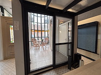 1 alu schuifdeur met vliegenhor aliplast