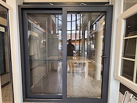 1 alu schuifdeur met vliegenhor aliplast - afbeelding 2 van  4