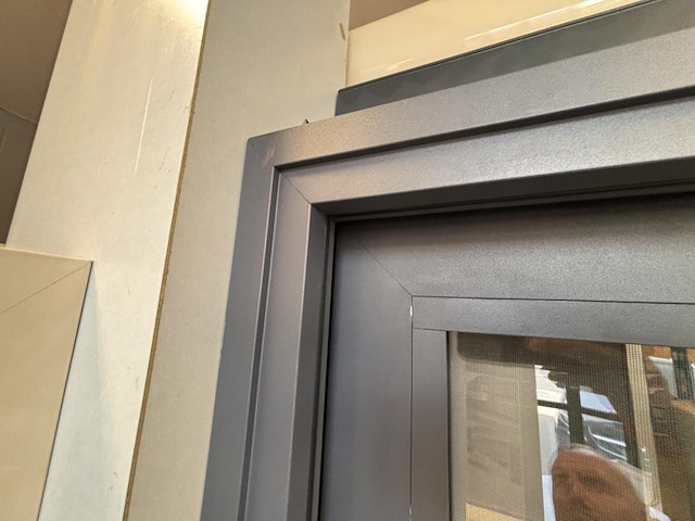 1 alu schuifdeur met vliegenhor aliplast - afbeelding 3 van  4