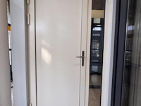 1 alu voordeur met vast paneel met glas aliplast - afbeelding 3 van  4
