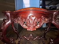 1 antiek houten wandtafeltje - afbeelding 2 van  4