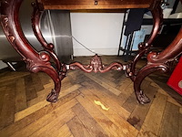 1 antiek houten wandtafeltje - afbeelding 3 van  4