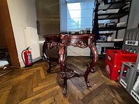 1 antiek houten wandtafeltje - afbeelding 4 van  4