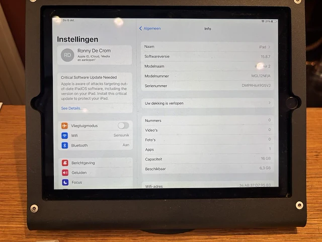 1 apple ipad - afbeelding 2 van  2