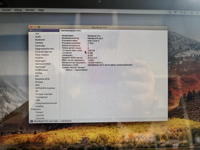 1 apple macbook pro versie 10.13.6 - afbeelding 3 van  4