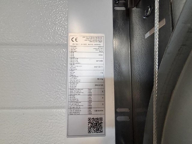 1 automatische stalen sectionaal poort adk - afbeelding 4 van  8