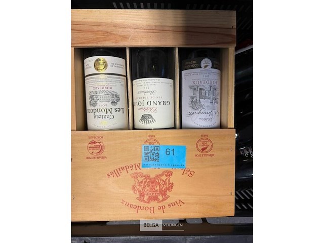 1 bak diverse wijnsoorten - afbeelding 2 van  3