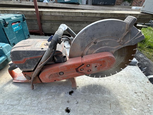 1 benzine doorslijpmachine husqvarna k 970 - afbeelding 1 van  2