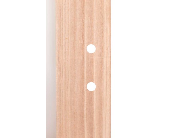 1 binnendeur – massief hout – beglaasd mat glas – 3-glasverdelingen - afbeelding 4 van  10