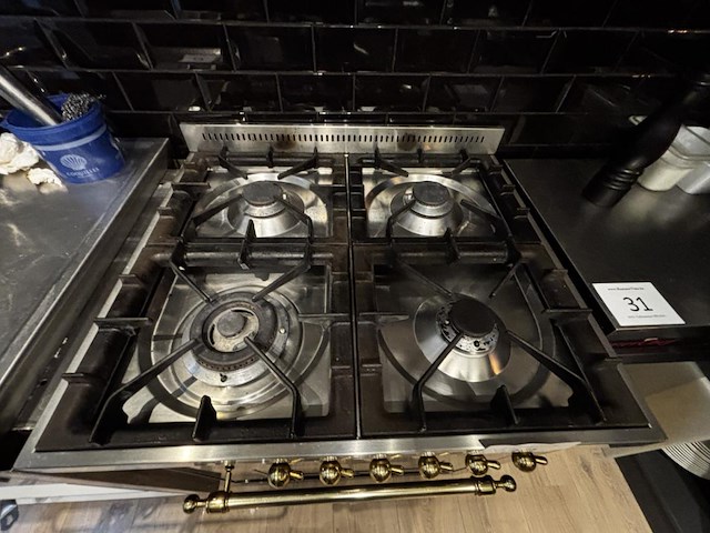 1 boretti 4-pits gasfornuis - afbeelding 2 van  6