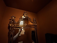 1 brocante spiegel - afbeelding 2 van  2