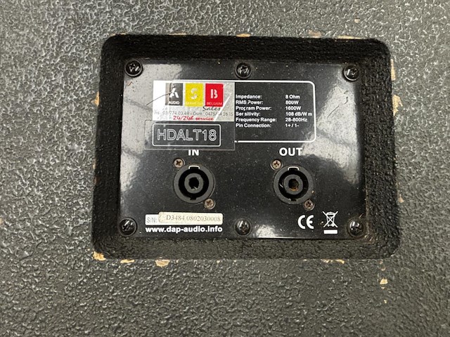 1 compleet high power systeem dap-audio pro - afbeelding 10 van  14