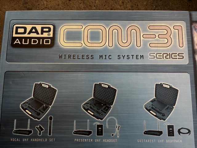 1 dap audio com-31 wireless mic system - afbeelding 2 van  3