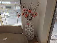 1 deco vaas met kunstbloemen arrangement - afbeelding 1 van  4