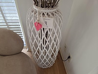 1 deco vaas met kunstbloemen arrangement - afbeelding 4 van  4