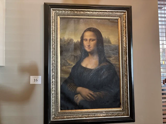 1 deco wandkader "mona lisa" - afbeelding 1 van  1
