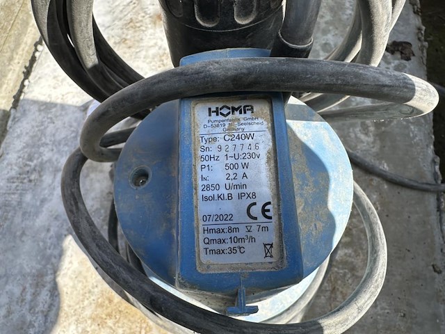 1 dompelpomp homa c240w - afbeelding 2 van  2
