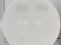 1 doos 3m™ white super polish pad 4100. diameter 17" (430 mm) – 5 nieuwe schijven - afbeelding 3 van  4