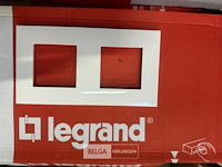 1 doos dubbele afdekplaatsjes - afbeelding 1 van  1