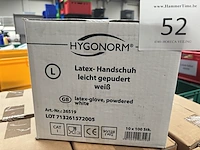 1 doos latex handschoenen hygonorm - afbeelding 3 van  3