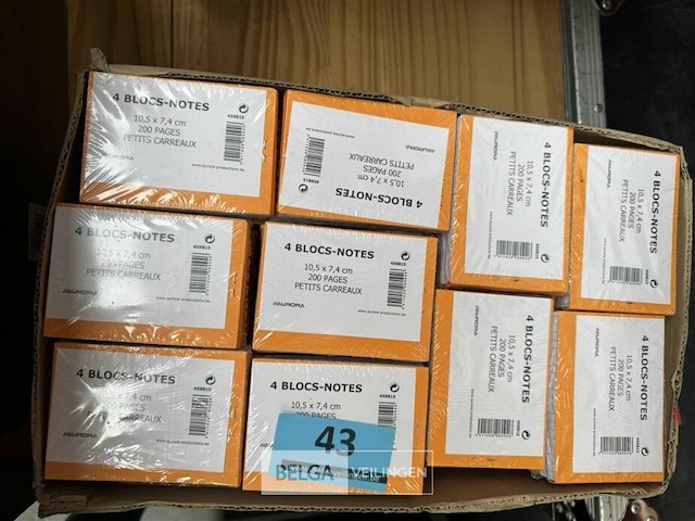 1 doos notablokjes h10,5xb7,4 cm - afbeelding 1 van  2