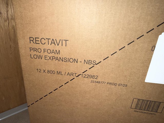 1 doos rectavit pro foam - afbeelding 4 van  4