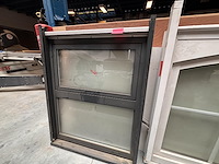 1 dubbele alu raam met kiepraam - afbeelding 1 van  2