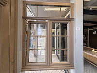 1 dubbele pvc raam roplast met vast stuk