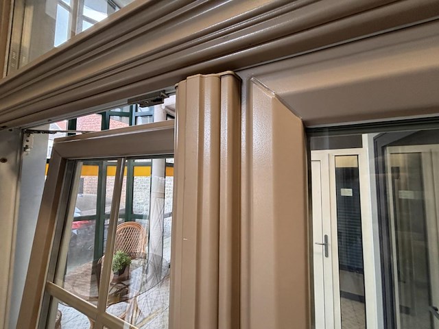 1 dubbele pvc raam roplast met vast stuk - afbeelding 2 van  6