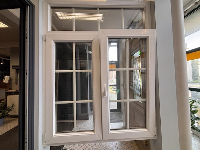 1 dubbele pvc raam roplast met vast stuk - afbeelding 4 van  6