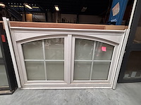 1 dubbele pvc raam