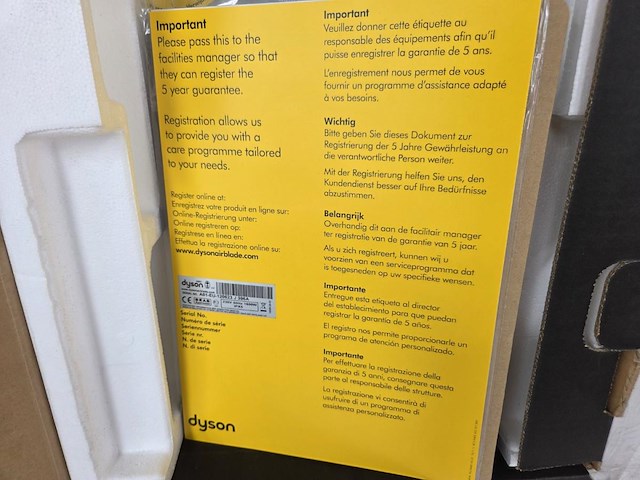 1 dyson airblade - afbeelding 3 van  7