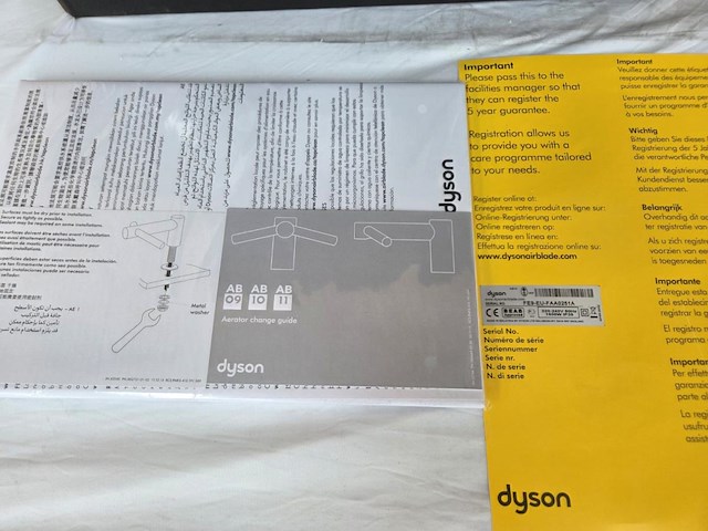 1 dyson wash + dry rvs dyson airblade ab10 - afbeelding 3 van  5