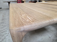 1 eikenhouten eetkamertafel adinda 160/100 artisan - afbeelding 3 van  6