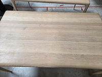 1 eikenhouten eetkamertafel alinda artisan - afbeelding 2 van  7