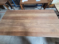 1 eikenhouten eetkamertafel lotus - afbeelding 2 van  7