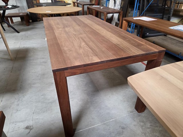 1 eikenhouten eetkamertafel lotus - afbeelding 3 van  7