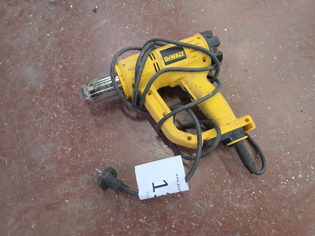 1 elektrisch dewalt d26411-qs heteluchtpistool - afbeelding 1 van  3