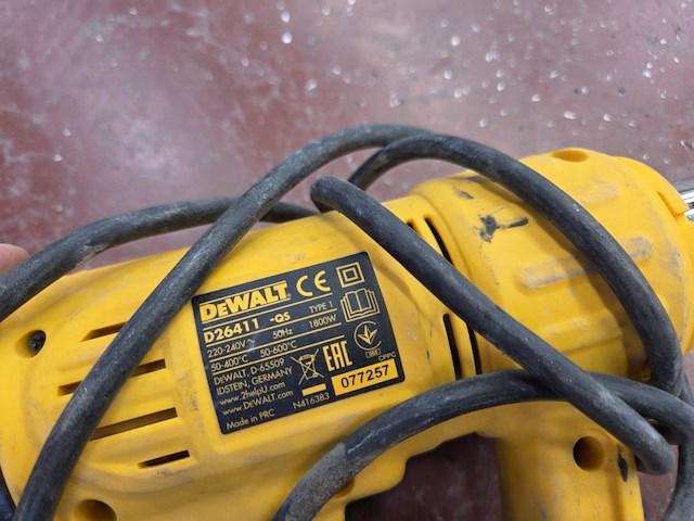 1 elektrisch dewalt d26411-qs heteluchtpistool - afbeelding 3 van  3