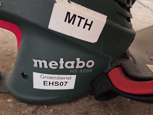 1 elektrische haagschaar metabo hs 8865 - afbeelding 2 van  2