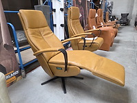 1 elektrische lederen relax armstoel tyler - afbeelding 3 van  11