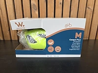 1 fietshelm geel medium