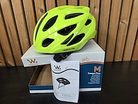 1 fietshelm geel medium - afbeelding 3 van  10